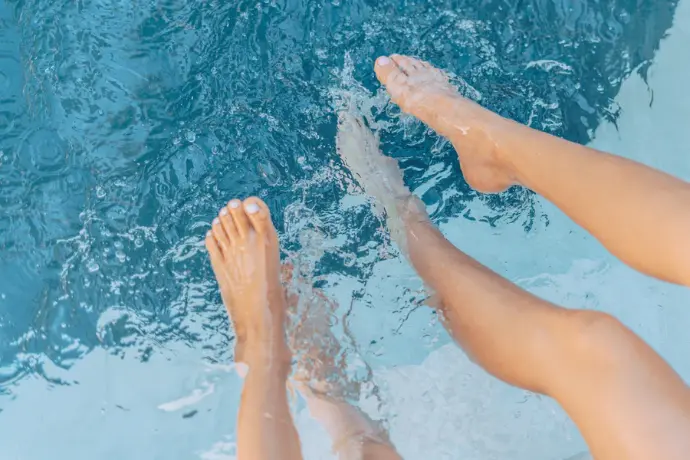 verwarmingen om te genieten  van een warm zwembad