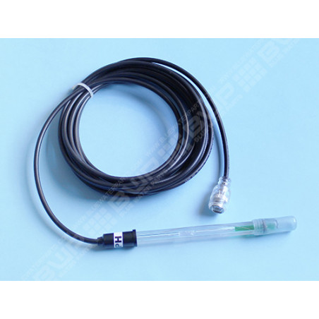 pH- meerstandige groene gelsonde  met 5 m kabel