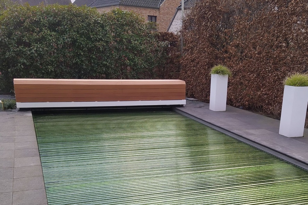 PC solar lamellen groen per lopende meter