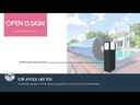 Opbouwrolluik Abriblue Open D'Sign