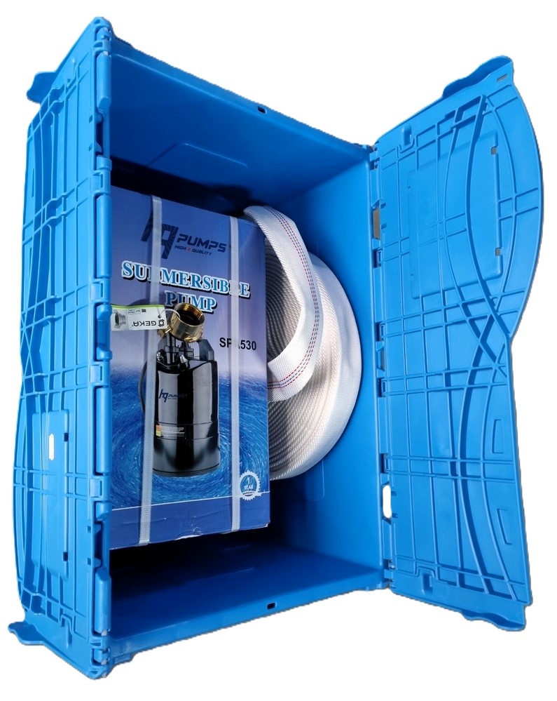 Pump in the box ( dompelpomp+brandslang)