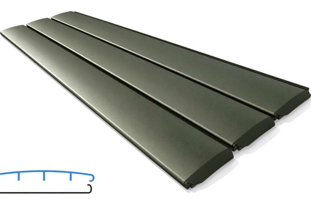 PC solar lamellen groen per lopende meter (tot 3 m)