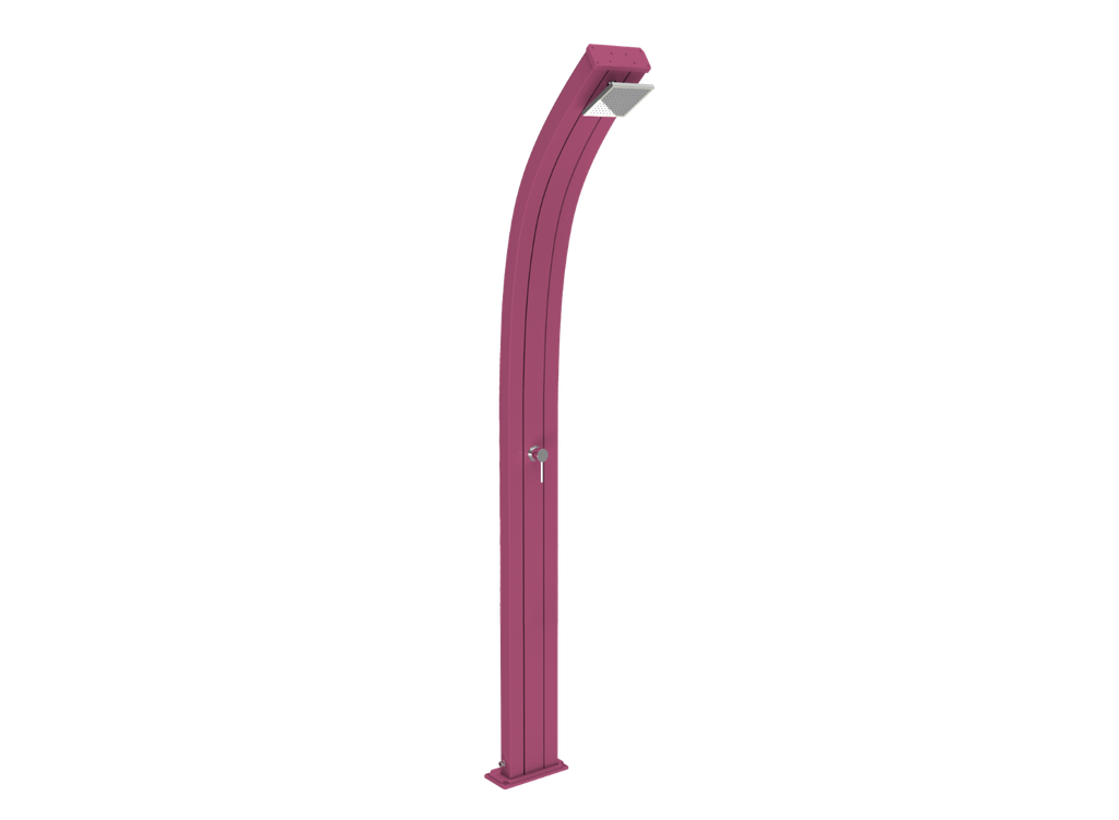 Buitendouche solar Spring A100 Aluminium (fuschia)