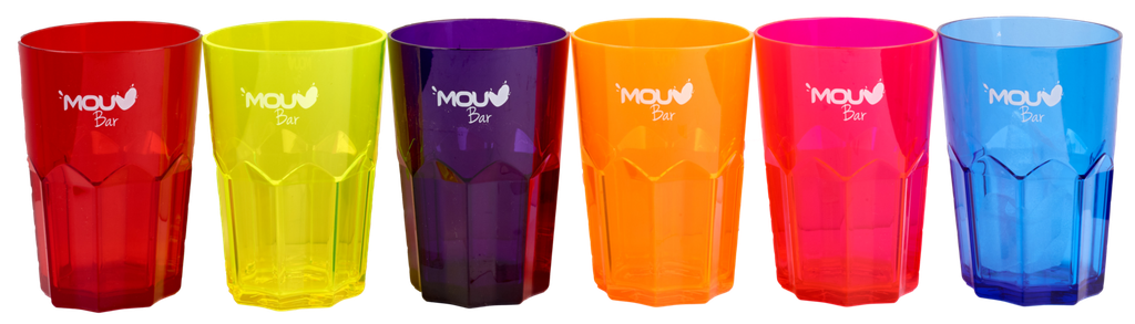 Onbreekbare mojito glazen Mouv'bar (6stuks).