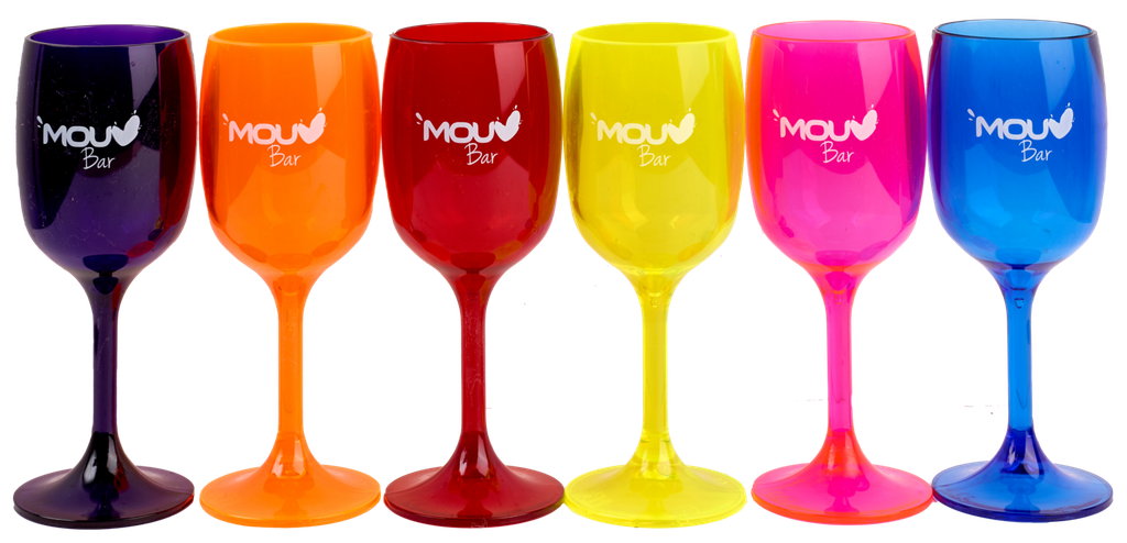 Onbreekbare cocktail glazen Mouv'bar(6stuks).