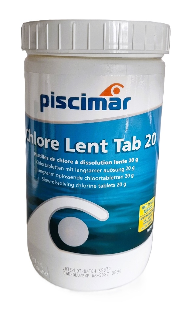 [PI CT201 20181503] Zwembad chloortabletten 20gram/1kg 