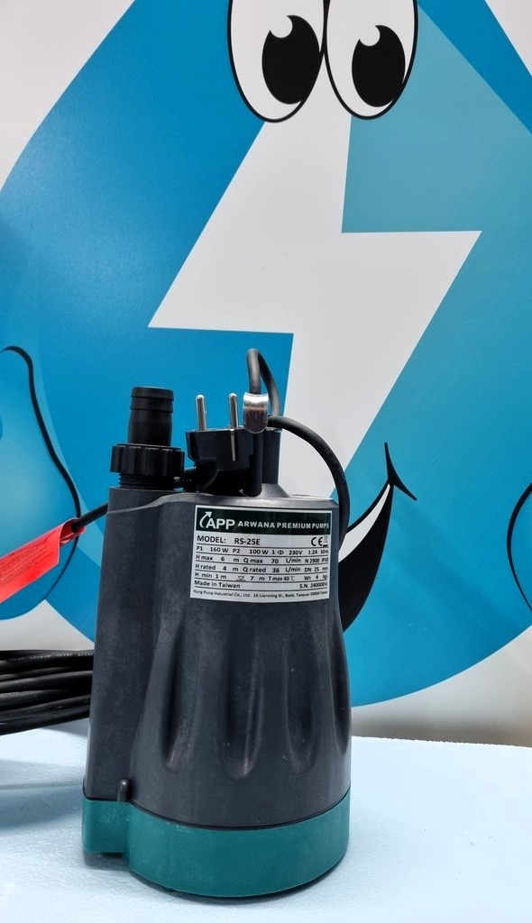 Dompelpomp vlakzuiger APP type RS 25 E