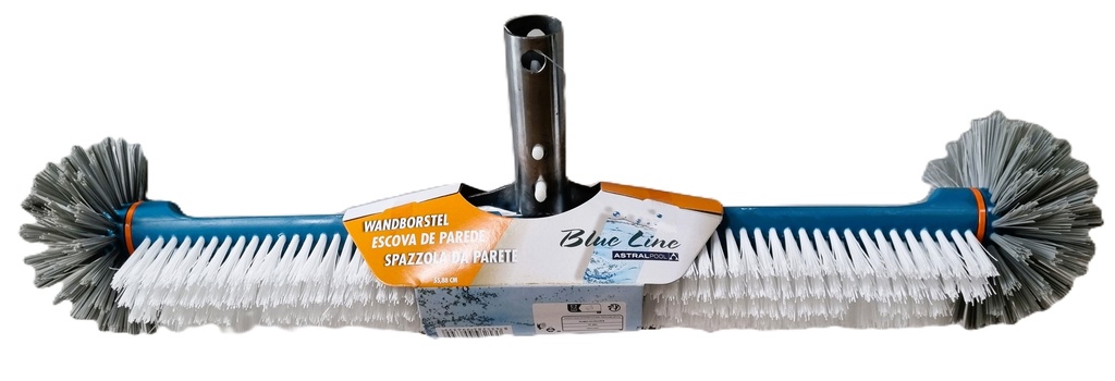 Borstel zwembad 55cm met zijdelingse haren