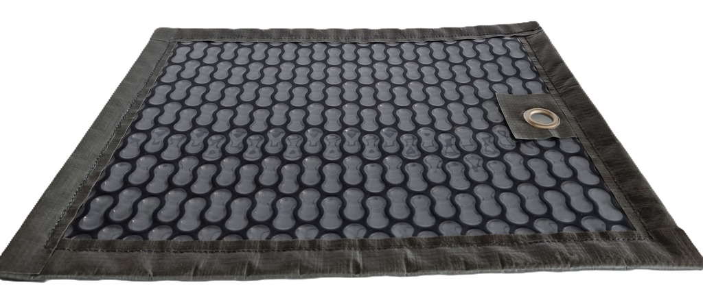 Noppenfolie zwembad afdekking- kleur zwart diverse standaardlengtes beschikbaar