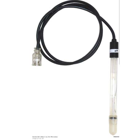 [Microdos  00.043.011] pH sonde met BNC connectie en 5 m kabel