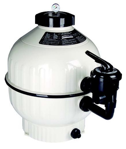 Zandfilter Cantabric Ø 60cm side met kraan 14m³/u