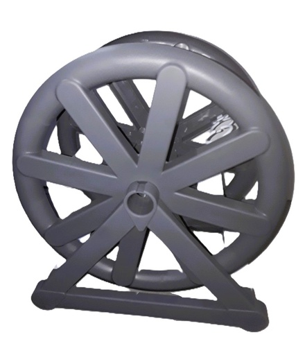 Haspel voor stofzuigslang tot 12 m