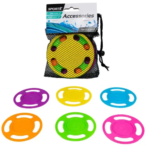 SportX Duik Disc 6 st. in meshbag 