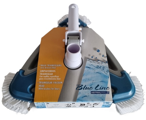 Borstel driehoek zwembad voor manuele stofzuiging